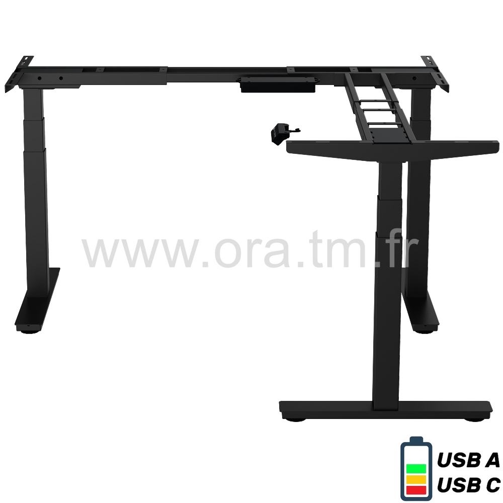 DESK3 - STRUCTURE TABLE REGLABLE - ELECTRIQUE 3 MOTEURS